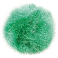 Rico Fake Fur Pompom 10cm Gree