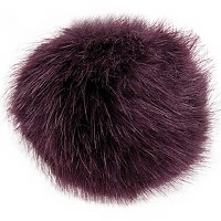 Rico Fake Fur Pompom 13cm Aube