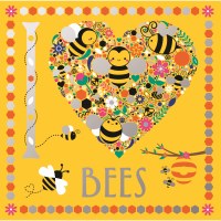 I Love Bees Colouring Book