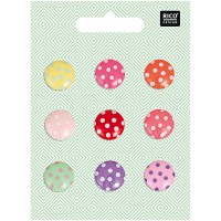 Rico Buttons 9-pack shank 14mm