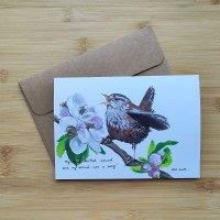 JNC Wren Greeting Card