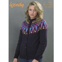 Wendy Fairisle Cardigan DK5761