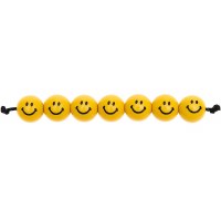 Smiley Beads round yellow