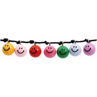 Smiley Beads round with loop