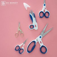 Set of 5 scissors stainless st