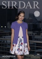 Sirdar 7863 Cardi in Moonsto d