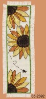 Permin Bookmark kit Sunflowers