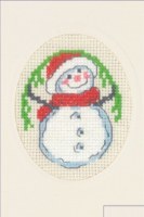 Permin Card kit Snowman