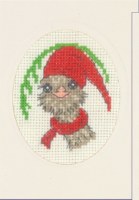 Permin Card kit Santa Chick