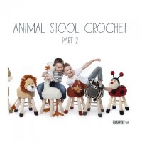 Animal Stool Crochet Part 2 d