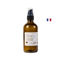 Amber glass pump bottle 100ml
