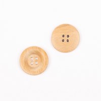 Drops Button 811 23mm Wood rou