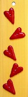 Incomp Buttons L200 Red Hearts