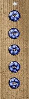 Incomp Buttons L304 Blue x 5