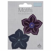 Motif - Sequinned Flowers