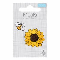 Motif - Sunflower and Bee