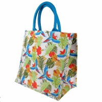 Jute Shopping Bag Tropical