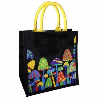 Jute Shopping Bag Mushroom