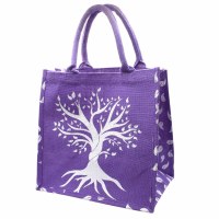 Jute Shopping Bag Tree of Life