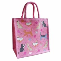 Jute Shopping Bag Cats