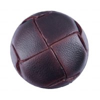 Button Football Brown 19mm