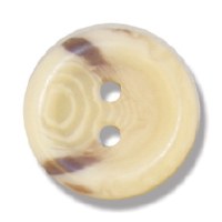 Button Aran 2-hole 15mm Natura