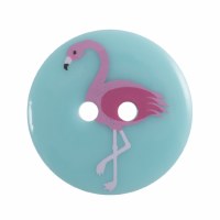 Button 19mm Flamingo