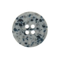 Button 18mm 4-hole silver/grey