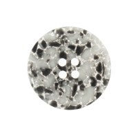 Button 18mm 4-hole black/white