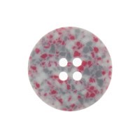 Button 18mm 4-hole pink/grey