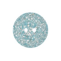 Button Recyc Eggshell 18mm Blu