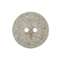 Button Recyc Eggshell 18mm Sil