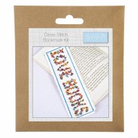Cross Stitch Kit Bookmark Flor