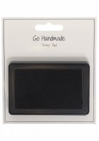 Knitters rubber stamp pad blac