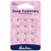 Snap Fasteners 7mm - Nickel