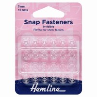 Snap Fasteners 7mm - Clear