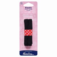 Elastic - 9mm x 2 metres Black