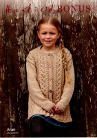 Hayfield 2510 Coat in aran