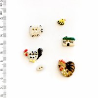 Incomp Buttons L132 Farmyard