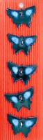 Incomp Buttons L018 Btfly Blue