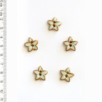 Incomp Buttons L605 Star flowe