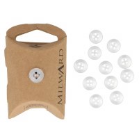 Buttons 10mm 12-pack Shirt Whi