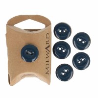 Buttons 18mm 6-pack Navy