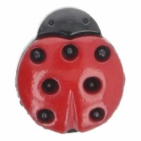 Buttons 15mm Ladybird