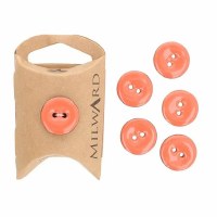 Buttons 18mm 6-pack Pink