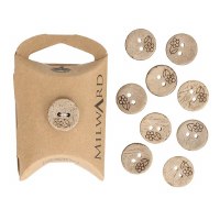 Buttons 15mm 10-pack coconut