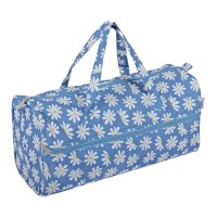 Knitting Bag Denim wth Daisies