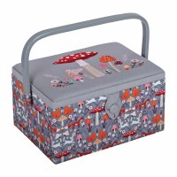 Sewing Basket Emb Woodland Toa