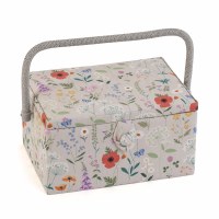 Sewing Basket Medium Flowers