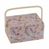 Sewing Basket Med Birds/Bobbin